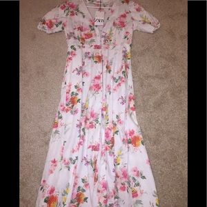Zara floral dress